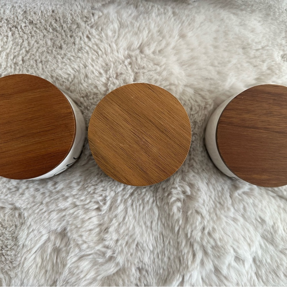 Rae Dunn Ceramic Spice Jars with Wood Lid - Picture 7 of 7